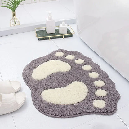 Paw Shaped Bathroom Rug