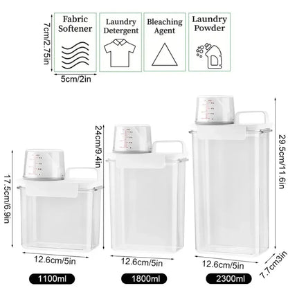 Airtight Laundry Powder Storage Box