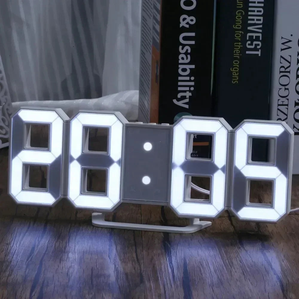 Modern 3D LED Digital Clock