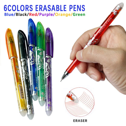 MagicWrite™ Erasable Gel Pen Set – 16-Piece Multicolor Creativity Collection (0.5mm)