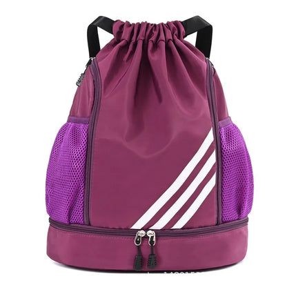 Multi-Color Drawstring Backpack