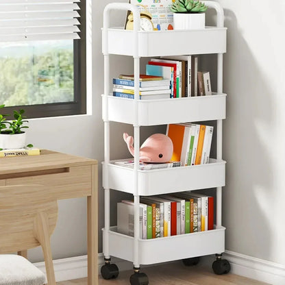 Mobile Storage Trolley – 5-Tier Organizer Cart with Wheels