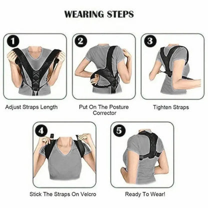 BeeChip™ Posture Pro+ | Breathable Back Correction Belt