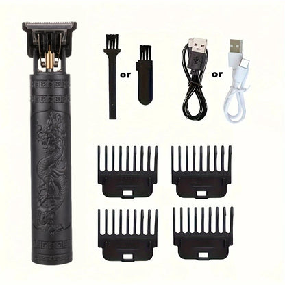TrimMaster™ T9 LCD Precision Hair & Beard Trimmer – Professional Electric Clipper for Men