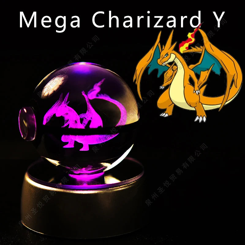 Pokémon 3D Crystal Ball Night Light