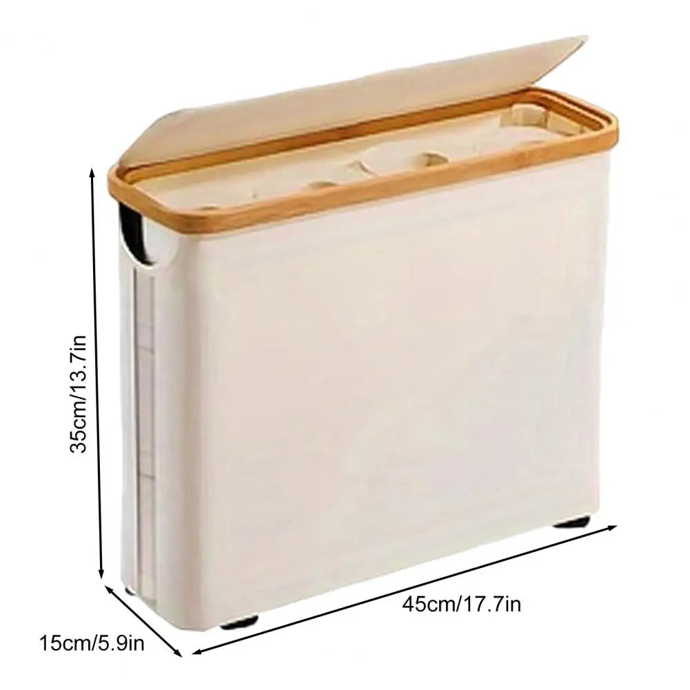 Toilet Paper Storage Basket with Lid