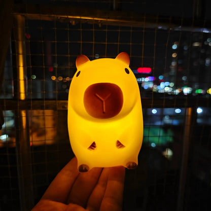 Cute Capybara LED Night Light