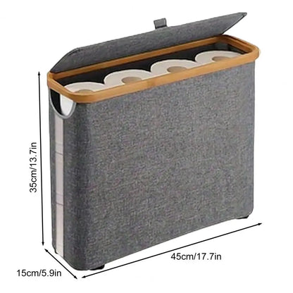 Toilet Paper Storage Basket with Lid