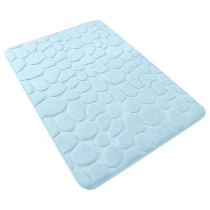 Cobblestone Embossed Bathroom Mat