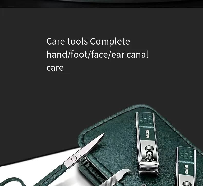 ProGroom™ 6-Piece Premium Nail Care Set – Unisex Manicure & Pedicure Kit
