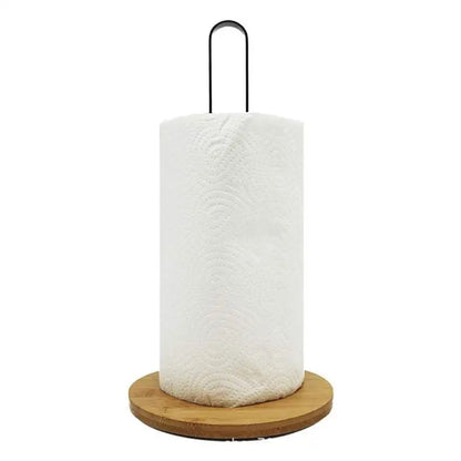 Bamboo Paper Towel Holder
