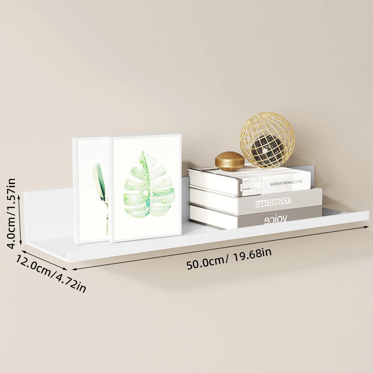 Aluminum Alloy Floating Wall Shelves