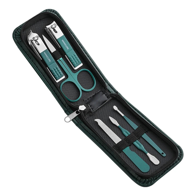 ProGroom™ 6-Piece Premium Nail Care Set – Unisex Manicure & Pedicure Kit
