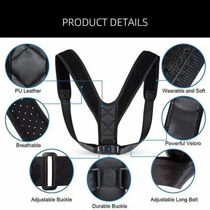 BeeChip™ Posture Pro+ | Breathable Back Correction Belt
