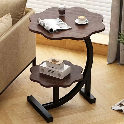 Mini Coffee Table –  2-Layer Side & Bedside Storage Table